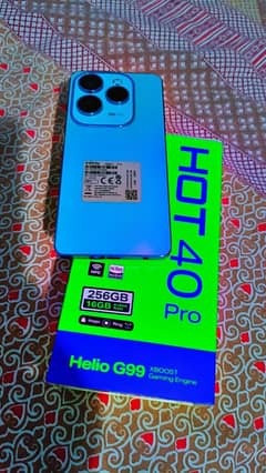 Infinix hot 40 pro 8+8  256