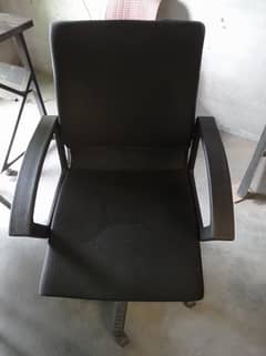 Two medicated revolving office chairs