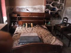 Wooden bed