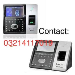 ZKTECO fingerprint face machine and Electric door lock