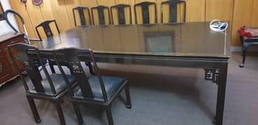 dining table with 8 chairs