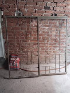 iron railing window almost new