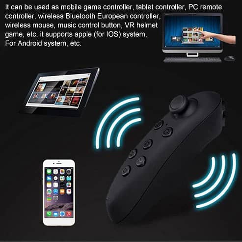 Wireless Bluetooth Gamepad VR Remote | Joystick Controller for Androi 2
