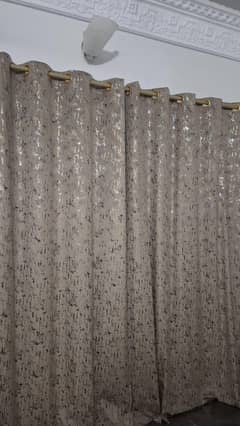 Velvet stuff curtain