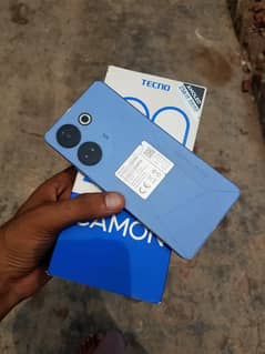 Tecno camon 20 with box charger