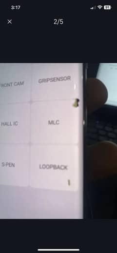 Dotted samsung note 20 ultra