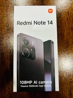 Redmi note 14 8/256 just box open