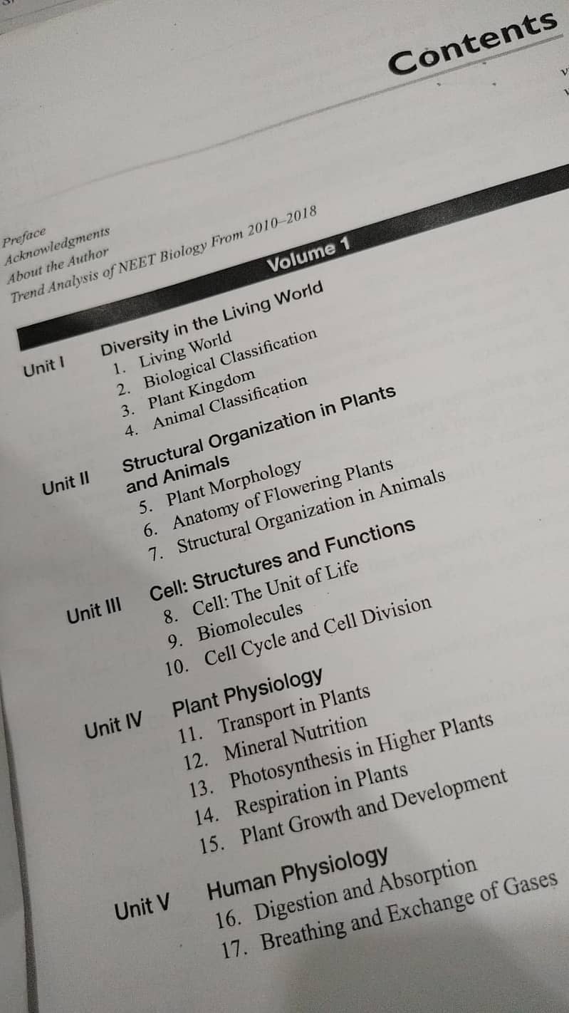 NEET BIOLOGY OBJECTIVE BOOK FOR PRACTICES VOLUME 1 AND 2 1
