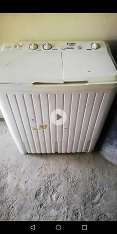haier washing machine and spiner