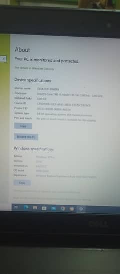 dell i5 4th gen 256 SSD hard