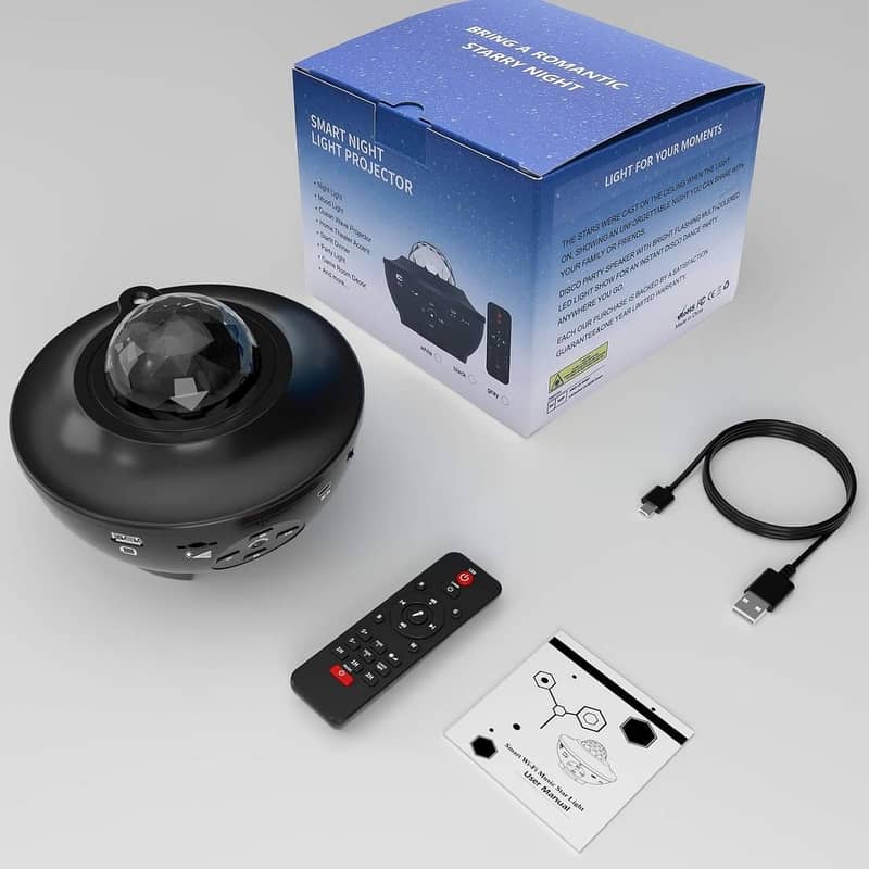 Galaxy Projector Light Lamp & Bluetooth Speaker with Remote Control 3