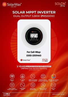SolarMax Inverter 3.8kw PV 6kw Box Pack/Solar Inverter 38000Watt New