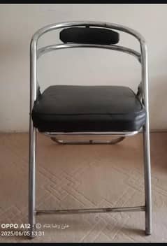 6 comfortable Office/Room metal (+foam) chairs