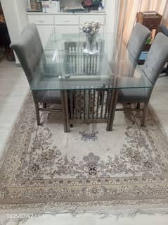 Dining table with 6 chairs