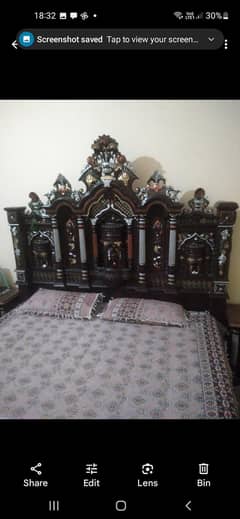 chinyoti haweli full size bed