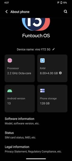 vivo Y72 non PTA