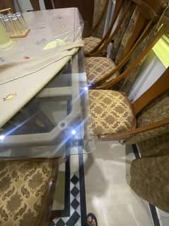 Dining Table with 8 chairs set