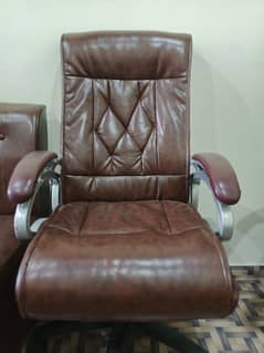 2 Office Executive Table | 2 Revolving Boss chairs | Office Furniture