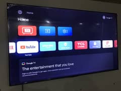 Tcl smart led google tv android 8/2 gb 3 month use