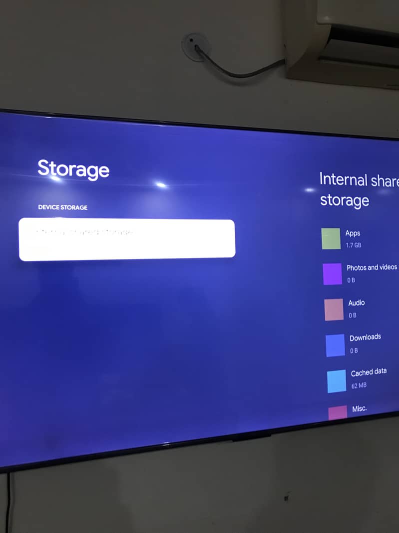 Tcl smart led google tv android 8/2 gb 3 month use 2