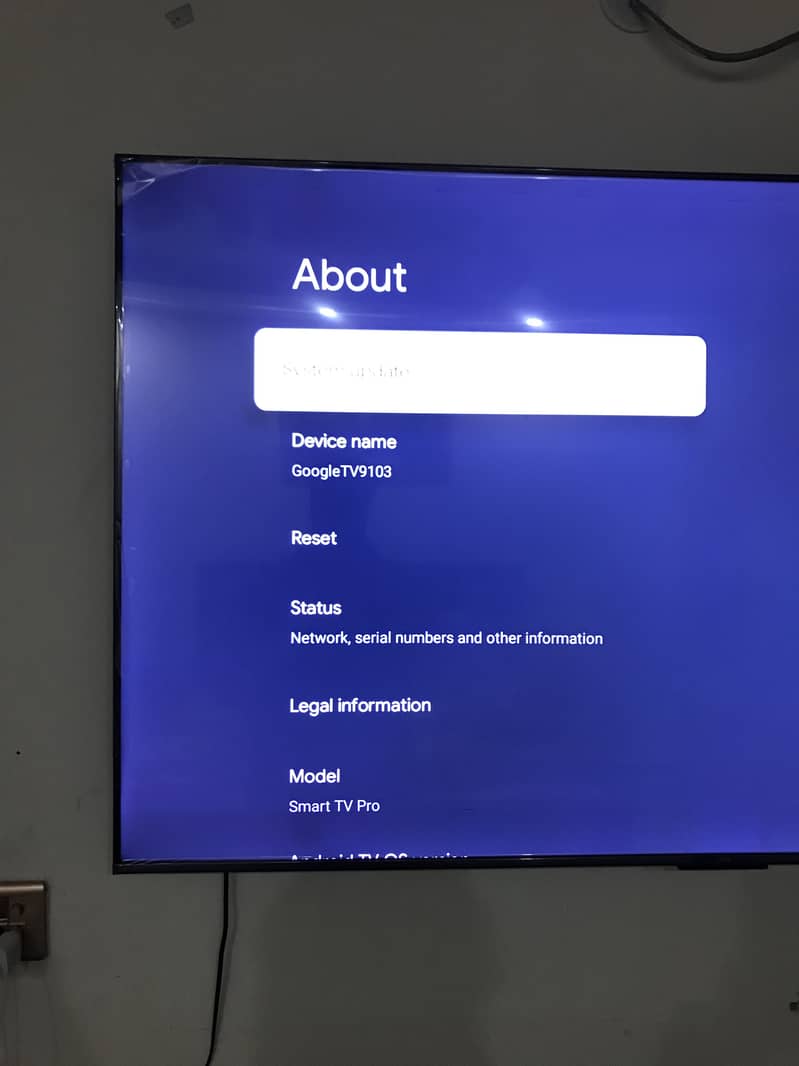 Tcl smart led google tv android 8/2 gb 3 month use 4