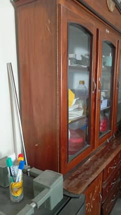 beautiful showcase for bartan sale price little bit negotiable