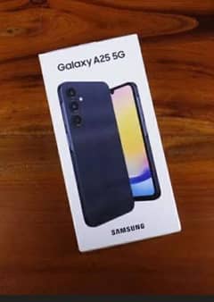 samsung gqlaxy A25 5g box packed 8/256 OFFICIAL PTA approved