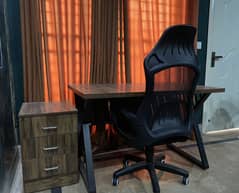 Office Table, Chair and Drawers