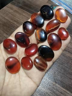 Natural Stones for sale. Aqeeq, Tiger eye, Lapis lazuli, feroza