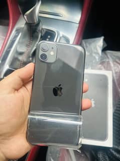 Iphone 11 64 gb black color with box
