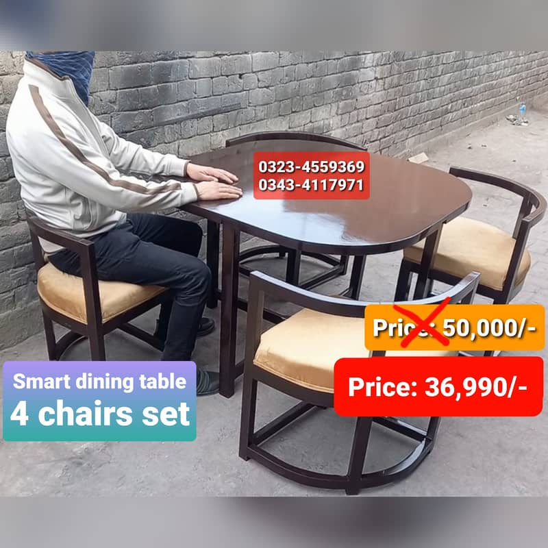 Sofa cum bed Molty double bed folding bed /Foam Mattress/Dining Table 18