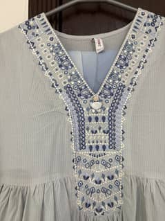 Lawn Frock embroidered