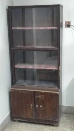 Wow Deal! An Antique Tall Wooden Display Showcase In Just 5,000 Only!