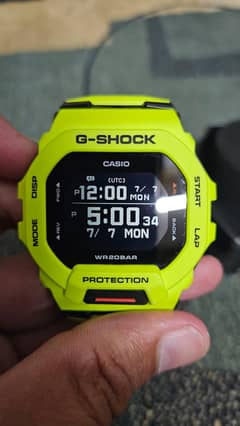 Casio G SHOCK GBD-200-9A Smart watch