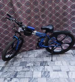 MTB FOLD ABLE CYCLE WITH FRONT AND BACK SHOUKS