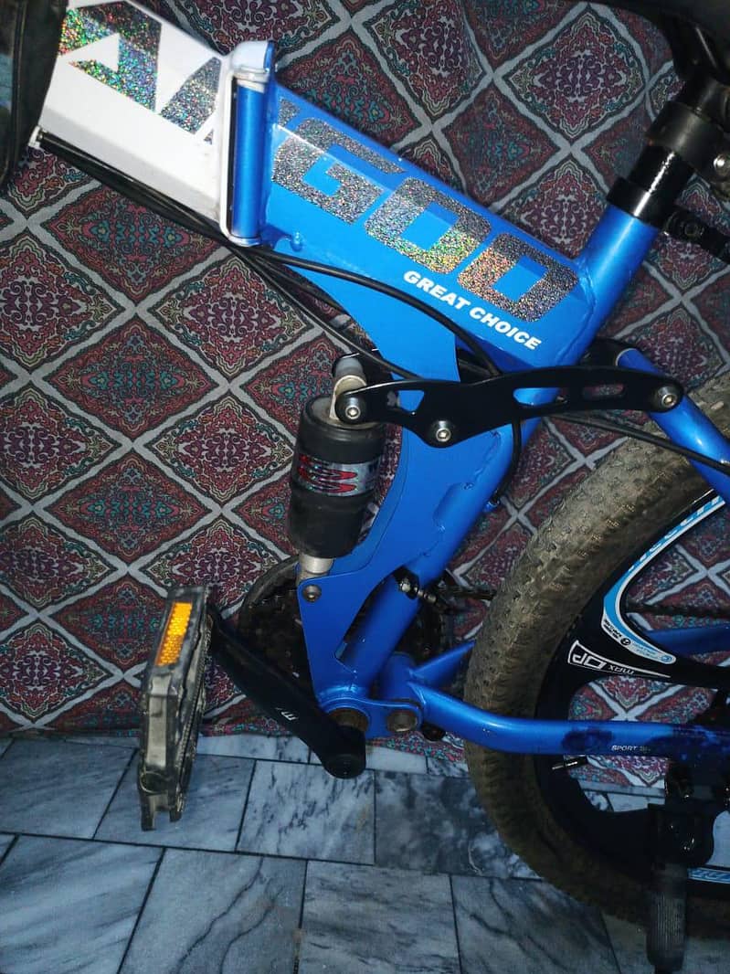 MTB FOLD ABLE CYCLE WITH FRONT AND BACK SHOUKS 2