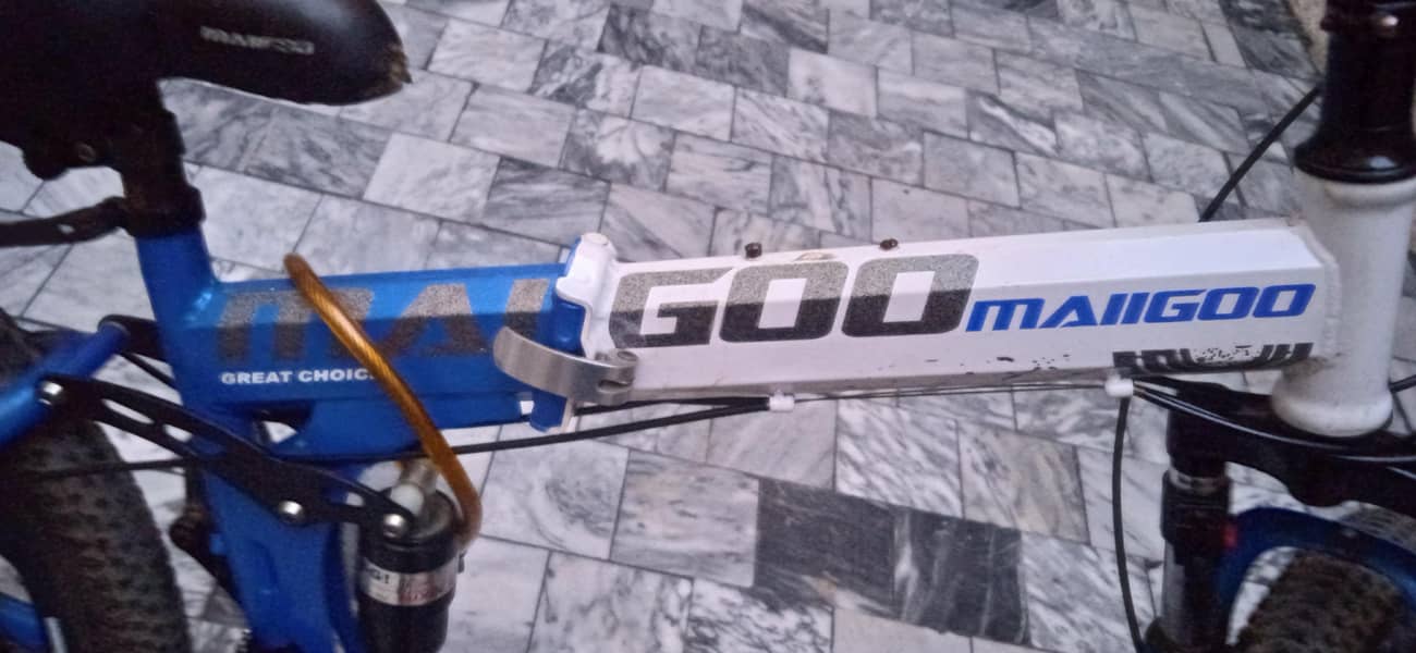 MTB FOLD ABLE CYCLE WITH FRONT AND BACK SHOUKS 6