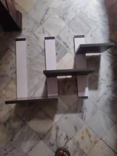 modern style wall shelves