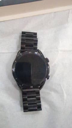 crown smart watch  matt black color