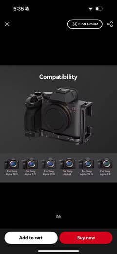 Small rig L Bracket for Sony a7iv a7siii a7rv a7riv