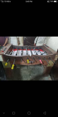 Foosball full woden mae ha just like a new