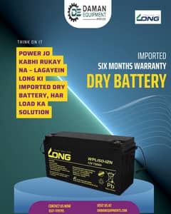 Long Dry Batteries in Peshawar – Power That Lasts | 33ah