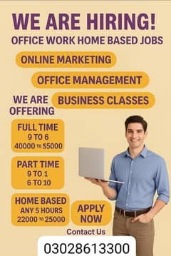 Online work available for male and female