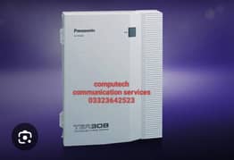 Panasonic pabx exchange 3 ptcl lines and 8 extensions