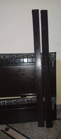 King Size bed for sale 10/9  Neat condition .