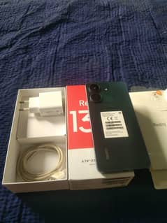 redmi 13c 6/128 with warranty