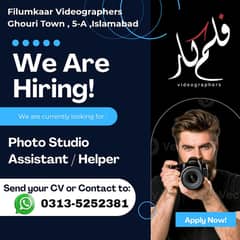 Photo Studio, Helper Assistant