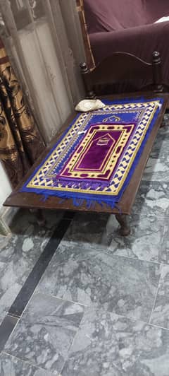 wooden prayer mat