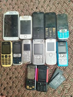 Total 13 phones Parts