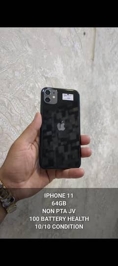 i pphone 11 64gb non PTA jv 10/10 condition